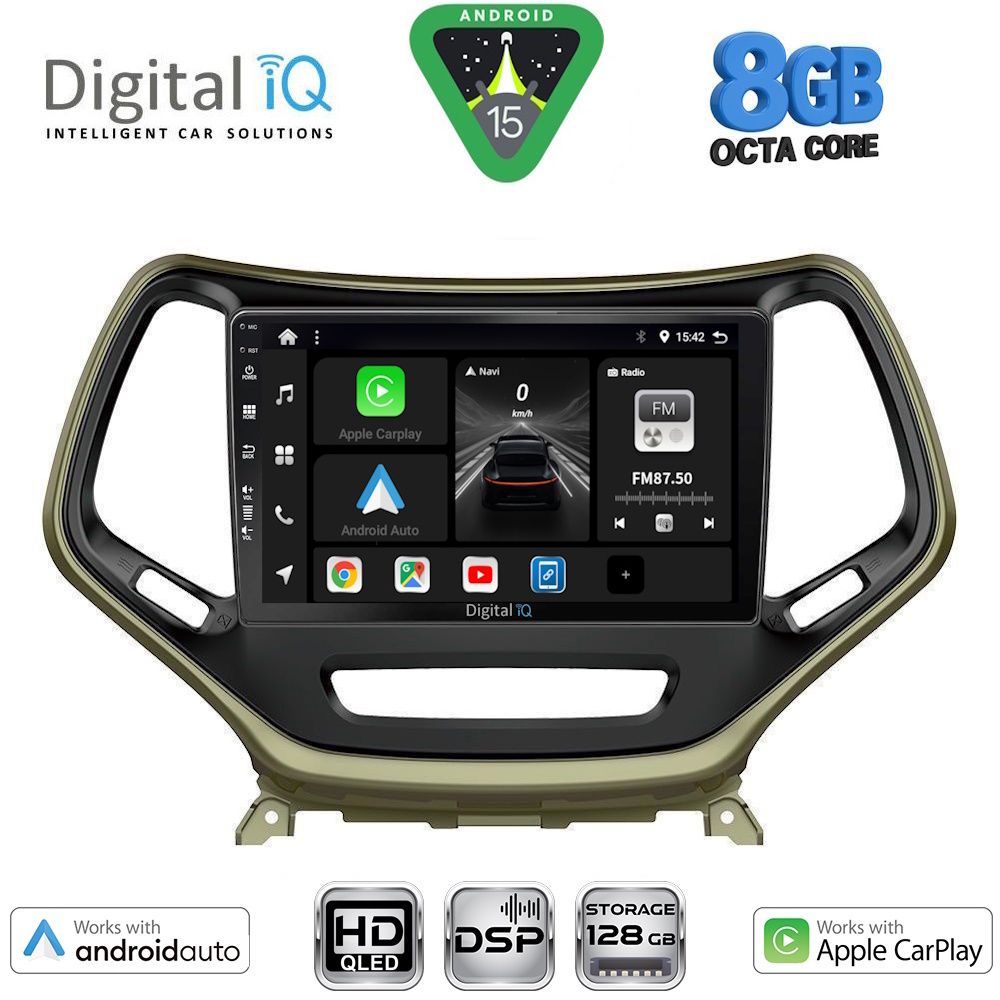 DIGITAL IQ BXF 18273_CPAA (10inc) MULTIMEDIA TABLET for JEEP CHEROKEE mod. 2014-2026 DIGITAL IQ BXF 18273_CPAA (10inc) MULTIMEDIA TABLET for JEEP CHEROKEE mod. 2014-2026