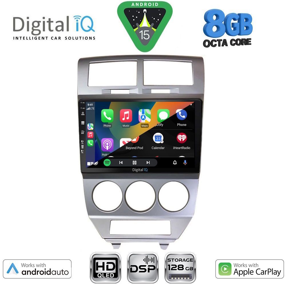 DIGITAL IQ BXF 18275_CPAA (10inc) MULTIMEDIA TABLET for DODGE CALIBER mod. 2006-2012 DIGITAL IQ BXF 18275_CPAA (10inc) MULTIMEDIA TABLET for DODGE CALIBER mod. 2006-2012
