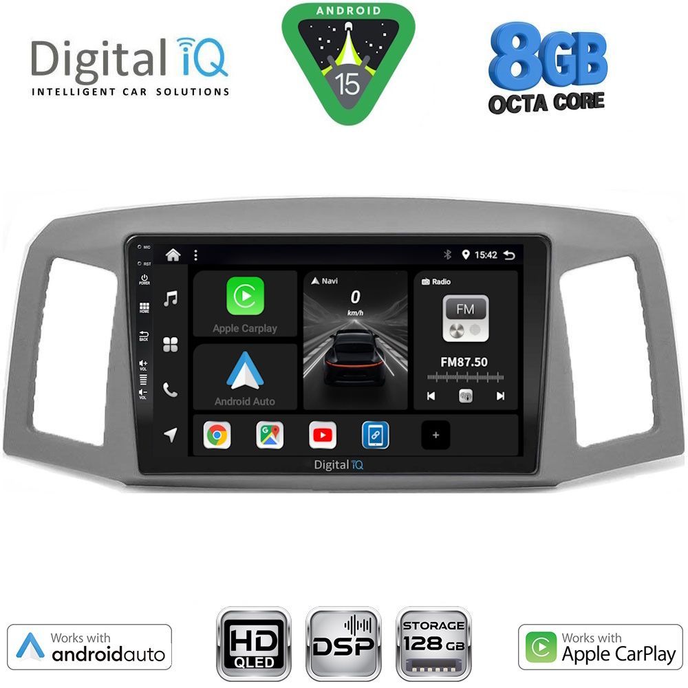 DIGITAL IQ BXF 18281_CPAA (10inc) MULTIMEDIA TABLET for JEEP GRAND CHEROKEE mod. 2005-2007 DIGITAL IQ BXF 18281_CPAA (10inc) MULTIMEDIA TABLET for JEEP GRAND CHEROKEE mod. 2005-2007