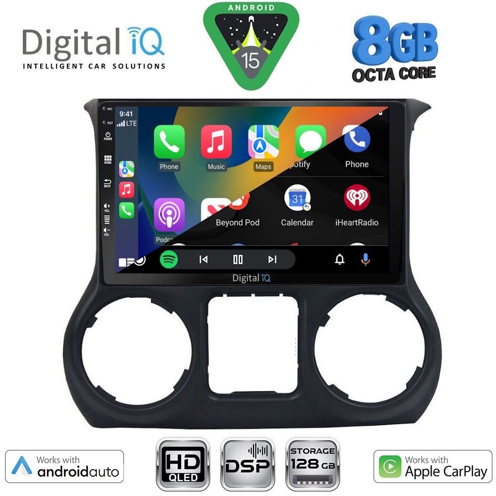 DIGITAL IQ BXF 18296_CPAA (10inc) MULTIMEDIA TABLET for JEEP WRANGLER mod. 2014-2017 DIGITAL IQ BXF 18296_CPAA (10inc) MULTIMEDIA TABLET for JEEP WRANGLER mod. 2014-2017