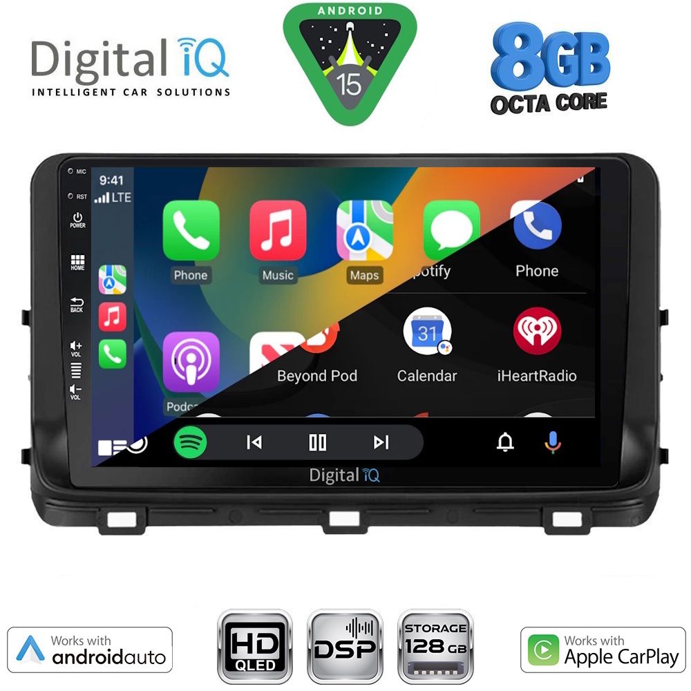 DIGITAL IQ BXF 18303_CPAA (10inc) MULTIMEDIA TABLET for KIA CEED - XCEED mod. 2018-2022 DIGITAL IQ BXF 18303_CPAA (10inc) MULTIMEDIA TABLET for KIA CEED - XCEED mod. 2018-2022