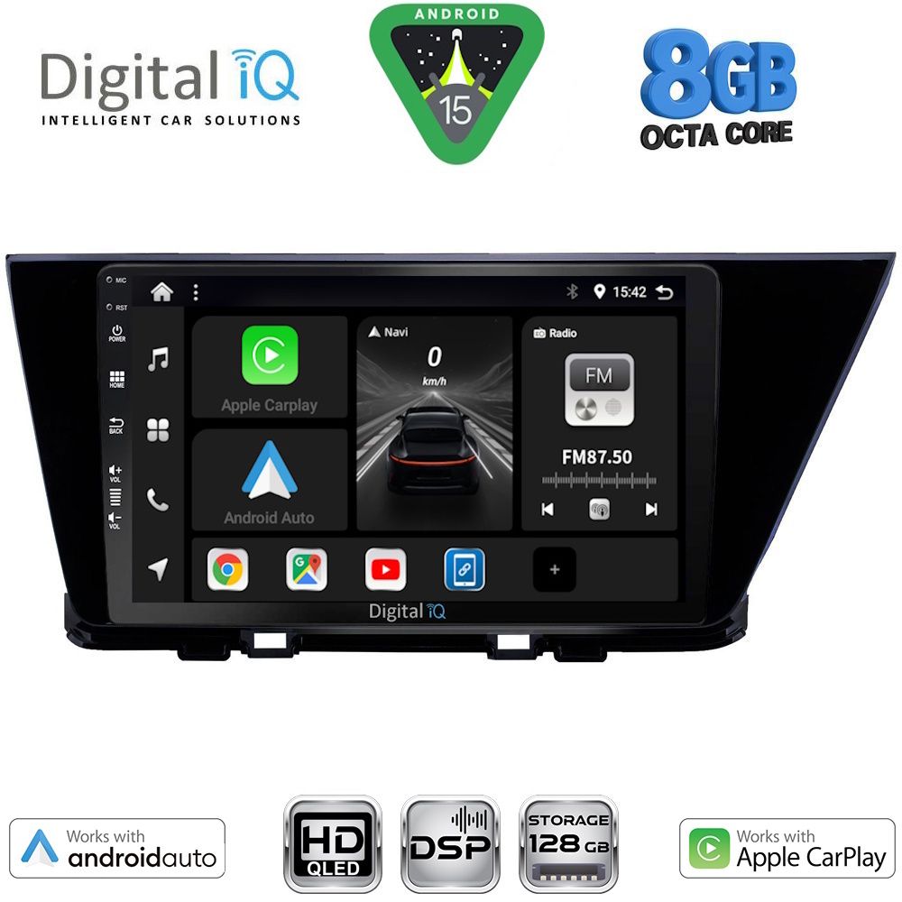 DIGITAL IQ BXF 18305_CPAA (9inc) MULTIMEDIA TABLET for KIA NIRO mod. 2017-2021 DIGITAL IQ BXF 18305_CPAA (9inc) MULTIMEDIA TABLET for KIA NIRO mod. 2017-2021