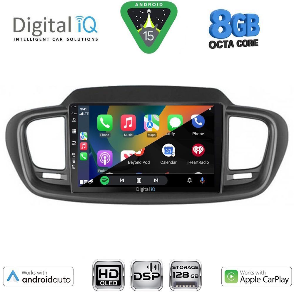 DIGITAL IQ BXF 18319_CPAA (10inc) MULTIMEDIA TABLET for KIA SORENTO mod. 2014-2020 DIGITAL IQ BXF 18319_CPAA (10inc) MULTIMEDIA TABLET for KIA SORENTO mod. 2014-2020