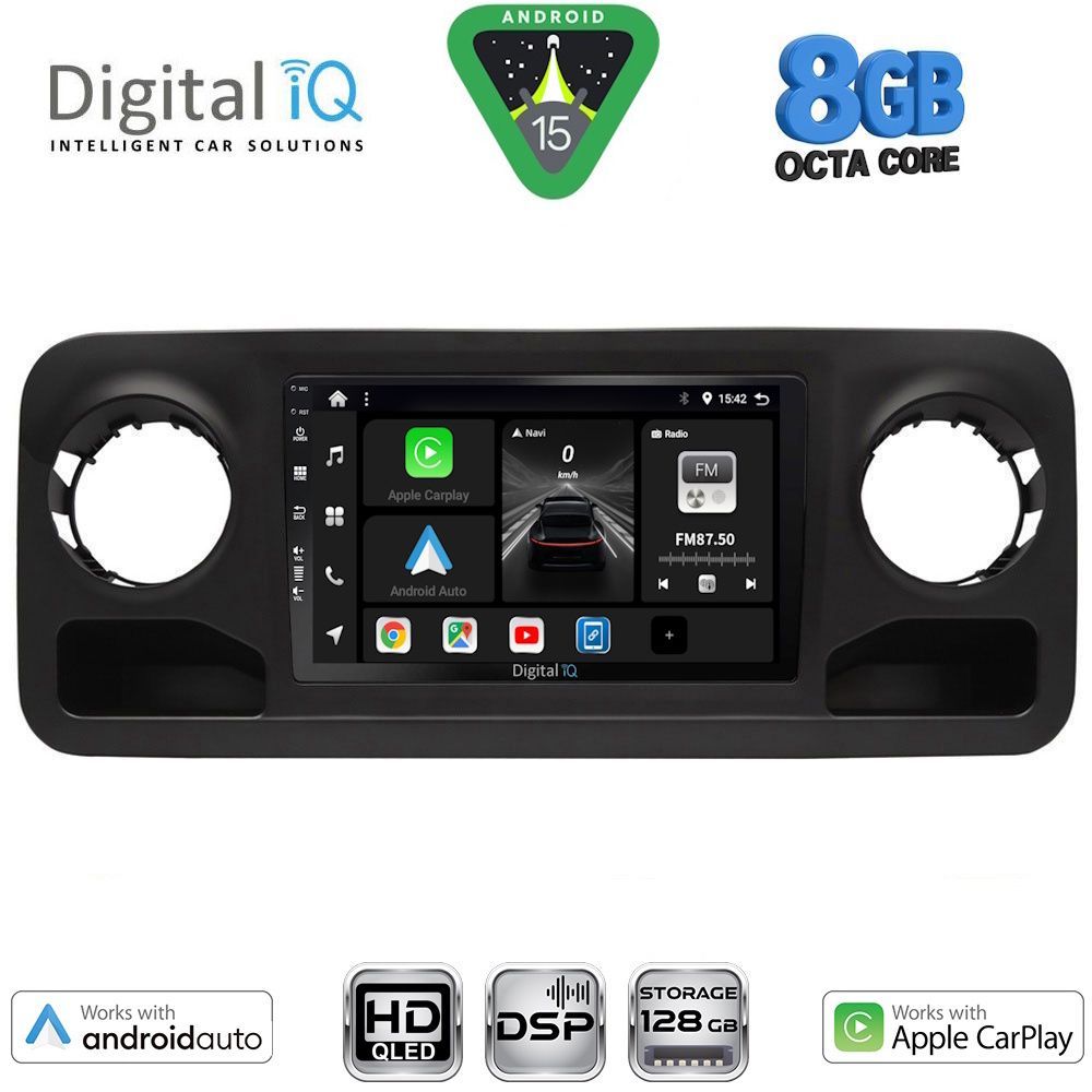DIGITAL IQ BXF 18424_CPAA (10inc) MULTIMEDIA TABLET for MERCEDES SPRINTER mod. 2018-2026 DIGITAL IQ BXF 18424_CPAA (10inc) MULTIMEDIA TABLET for MERCEDES SPRINTER mod. 2018-2026