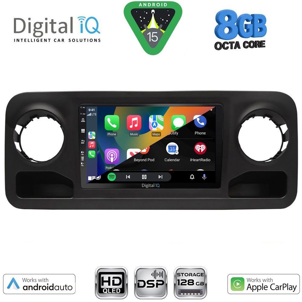 DIGITAL IQ BXF 18424_CPAA (10inc) MULTIMEDIA TABLET for MERCEDES SPRINTER mod. 2018-2026 DIGITAL IQ BXF 18424_CPAA (10inc) MULTIMEDIA TABLET for MERCEDES SPRINTER mod. 2018-2026