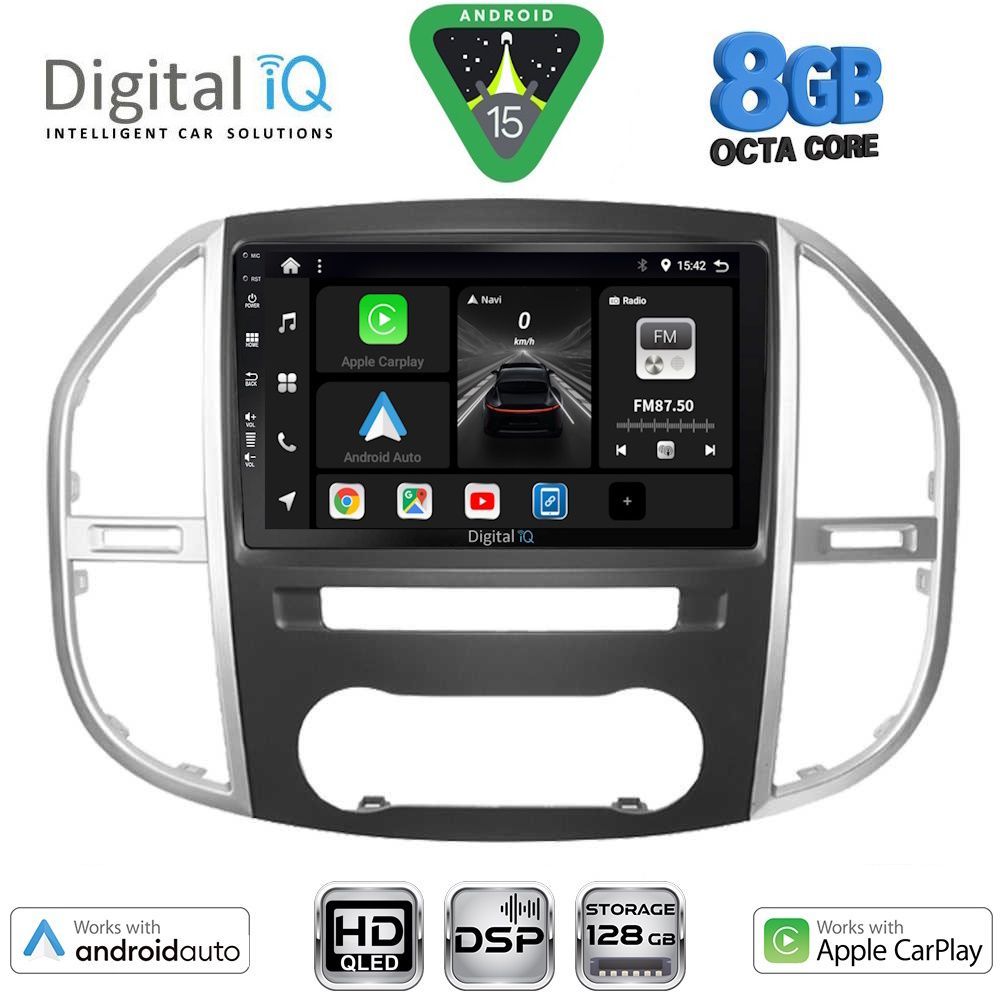 DIGITAL IQ BXF 18429_CPAA (10inc) MULTIMEDIA TABLET for MERCEDES VITO – VIANO (W447) mod. 2015-2024 DIGITAL IQ BXF 18429_CPAA (10inc) MULTIMEDIA TABLET for MERCEDES VITO – VIANO (W447) mod. 2015-2024