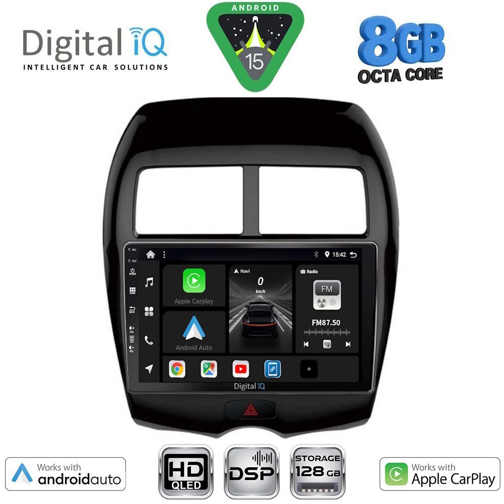 DIGITAL IQ BXF 18430_CPAA (10inc) MULTIMEDIA TABLET for MITSUBISHI ASX mod. 2009-2020 - PEUGEOT 4008 mod. 2012-2018 DIGITAL IQ BXF 18430_CPAA (10inc) MULTIMEDIA TABLET for MITSUBISHI ASX mod. 2009-2020 - PEUGEOT 4008 mod. 2012-2018