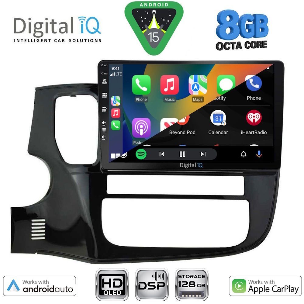 DIGITAL IQ BXF 18443_CPAA (10inc) MULTIMEDIA TABLET for MITSUBISHI OUTLANDER mod. 2013-2020 DIGITAL IQ BXF 18443_CPAA (10inc) MULTIMEDIA TABLET for MITSUBISHI OUTLANDER mod. 2013-2020