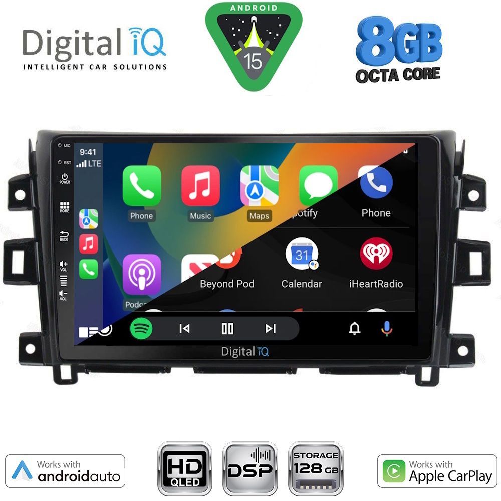 DIGITAL IQ BXF 18456_CPAA (10inc) MULTIMEDIA TABLET for NISSAN NAVARA mod. 2016-2025 DIGITAL IQ BXF 18456_CPAA (10inc) MULTIMEDIA TABLET for NISSAN NAVARA mod. 2016-2025