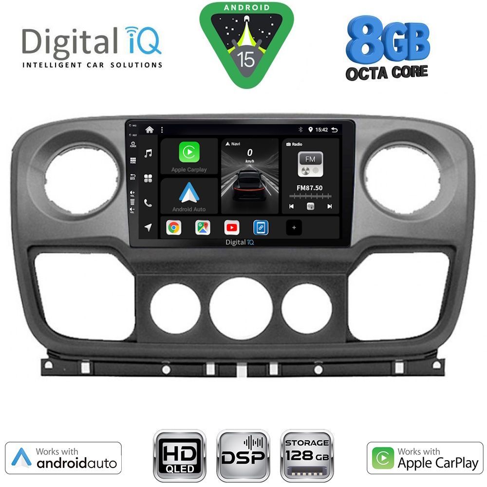 DIGITAL IQ BXF 18463_CPAA (10inc) MULTIMEDIA TABLET for NISSAN NV400 - OPEL MOVANO - RENAULT MASTER mod. 2010-2020 DIGITAL IQ BXF 18463_CPAA (10inc) MULTIMEDIA TABLET for NISSAN NV400 - OPEL MOVANO - RENAULT MASTER mod. 2010-2020