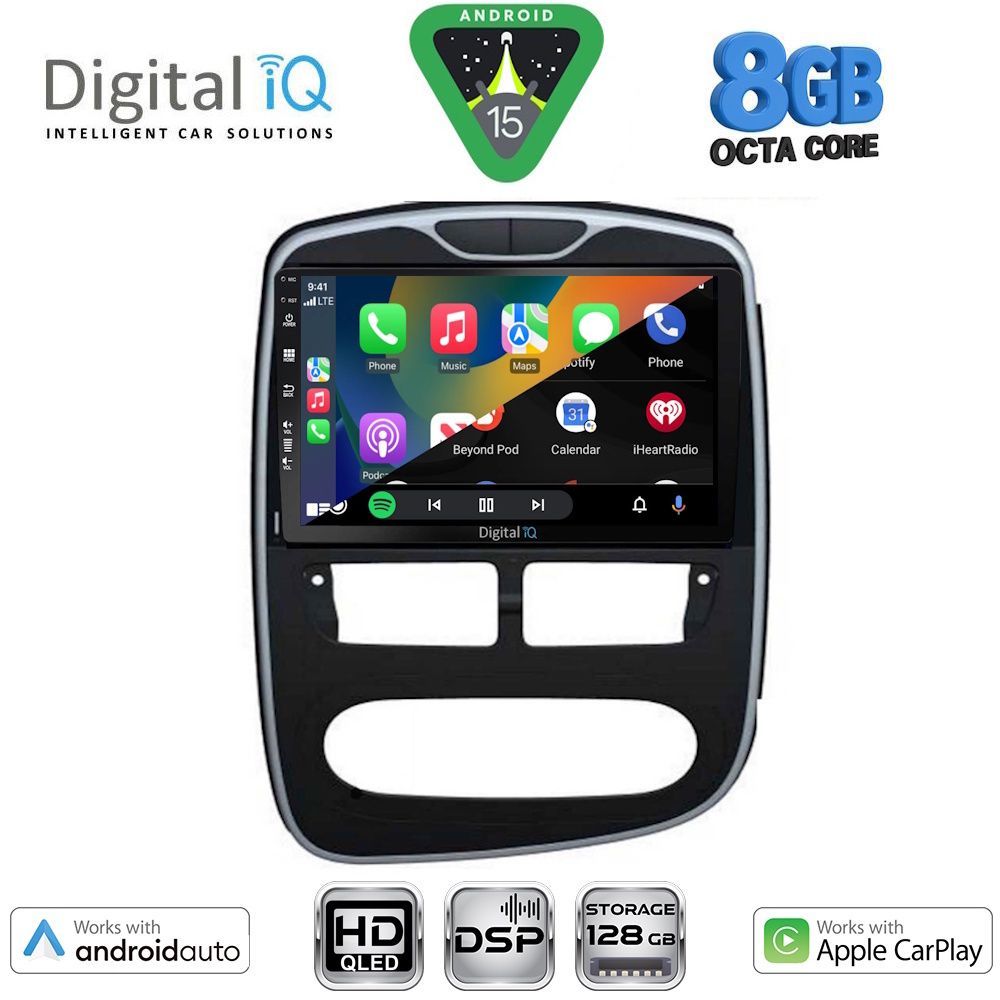 DIGITAL IQ BXF 18544_CPAA (10inc) MULTIMEDIA TABLET for RENAULT CLIO mod. 2012-2015 DIGITAL IQ BXF 18544_CPAA (10inc) MULTIMEDIA TABLET for RENAULT CLIO mod. 2012-2015