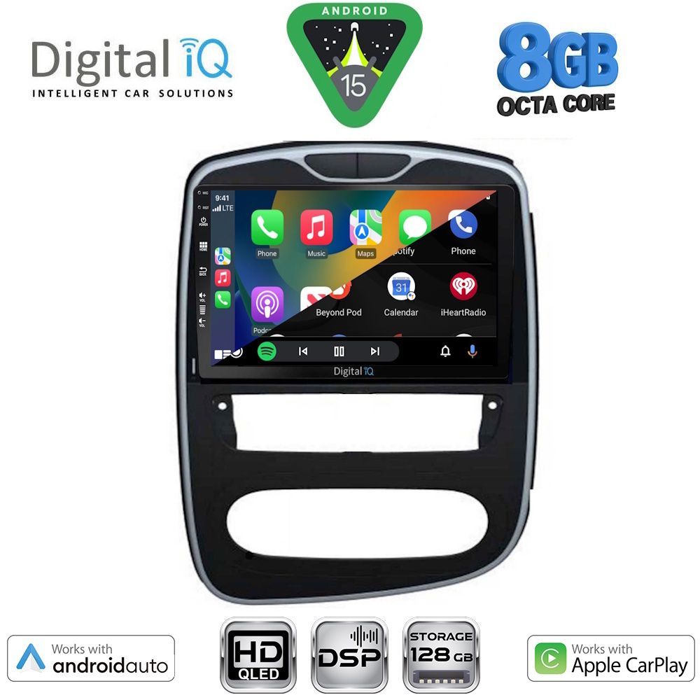 DIGITAL IQ BXF 18545_CPAA (10inc) MULTIMEDIA TABLET for RENAULT CLIO mod. 2016-2019 DIGITAL IQ BXF 18545_CPAA (10inc) MULTIMEDIA TABLET for RENAULT CLIO mod. 2016-2019