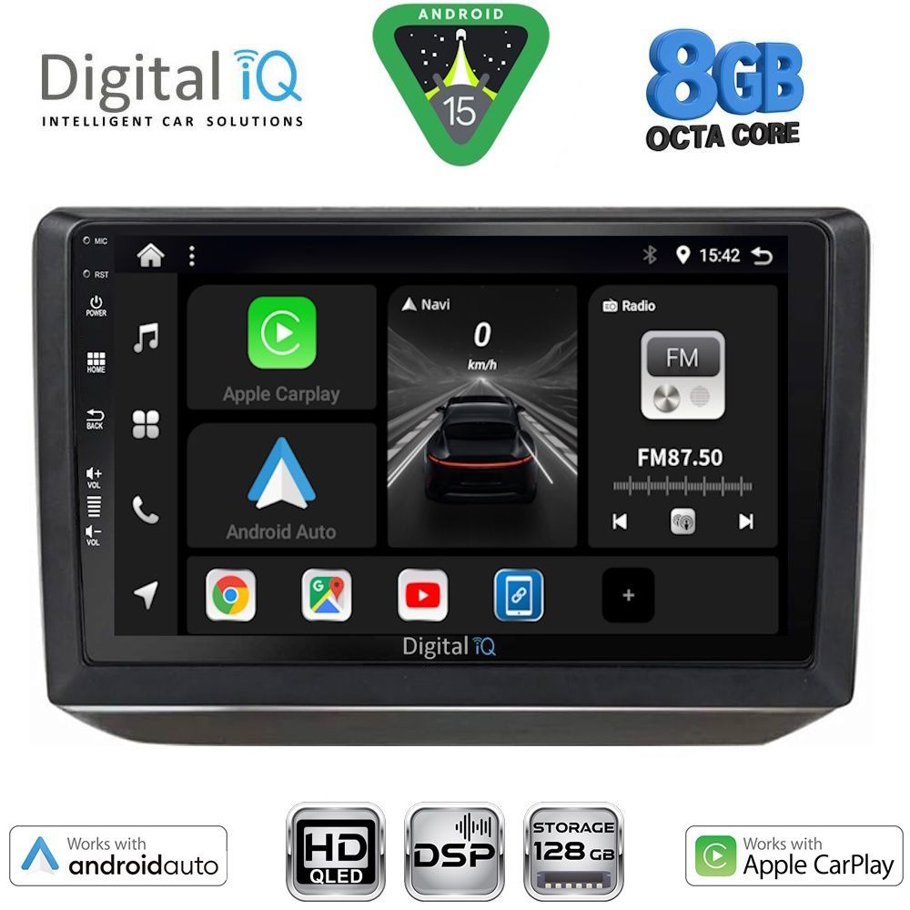 DIGITAL IQ BXF 18581_CPAA (10inc) MULTIMEDIA TABLET for SKODA FABIA mod. 2008-2014 DIGITAL IQ BXF 18581_CPAA (10inc) MULTIMEDIA TABLET for SKODA FABIA mod. 2008-2014