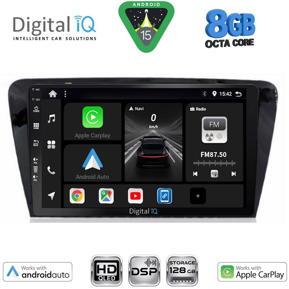 DIGITAL IQ BXF 18597_CPAA (10inc) MULTIMEDIA TABLET for SKODA OCTAVIA 7 mod. 2013-2021 DIGITAL IQ BXF 18597_CPAA (10inc) MULTIMEDIA TABLET for SKODA OCTAVIA 7 mod. 2013-2021