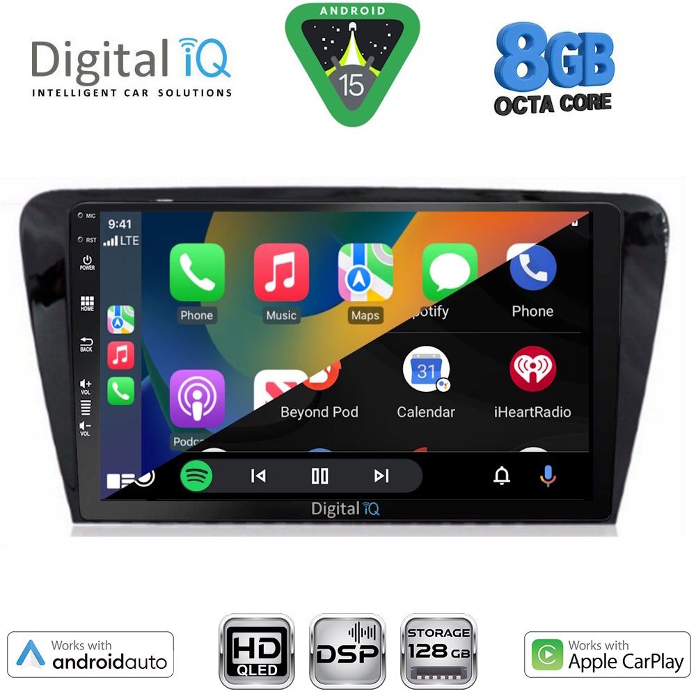 DIGITAL IQ BXF 18597_CPAA (10inc) MULTIMEDIA TABLET for SKODA OCTAVIA 7 mod. 2013-2021 DIGITAL IQ BXF 18597_CPAA (10inc) MULTIMEDIA TABLET for SKODA OCTAVIA 7 mod. 2013-2021