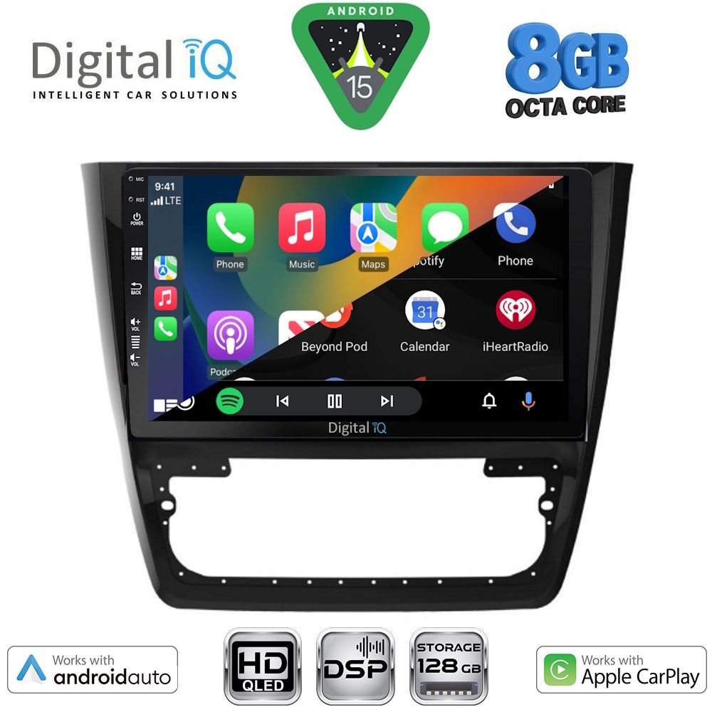 DIGITAL IQ BXF 18610_CPAA (10inc) MULTIMEDIA TABLET for SKODA YETI mod. 2014-2018 DIGITAL IQ BXF 18610_CPAA (10inc) MULTIMEDIA TABLET for SKODA YETI mod. 2014-2018