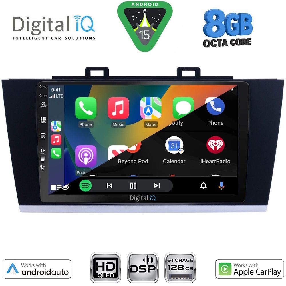 DIGITAL IQ BXF 18668_CPAA (9inc) MULTIMEDIA TABLET for SUBARU LEGACY - OUTBACK mod. 2014-2019 DIGITAL IQ BXF 18668_CPAA (9inc) MULTIMEDIA TABLET for SUBARU LEGACY - OUTBACK mod. 2014-2019