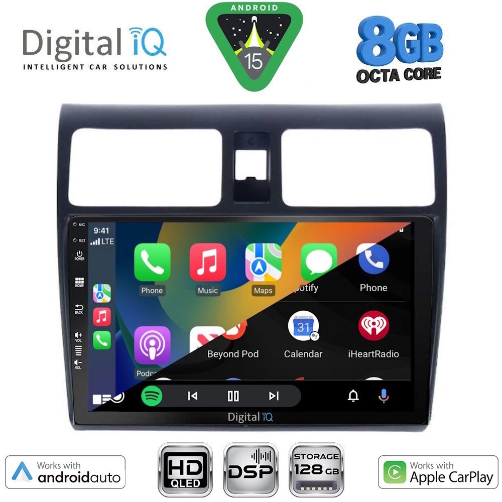 DIGITAL IQ BXF 18684_CPAA (10inc) MULTIMEDIA TABLET for SUZUKI SWIFT mod. 2005-2011 DIGITAL IQ BXF 18684_CPAA (10inc) MULTIMEDIA TABLET for SUZUKI SWIFT mod. 2005-2011