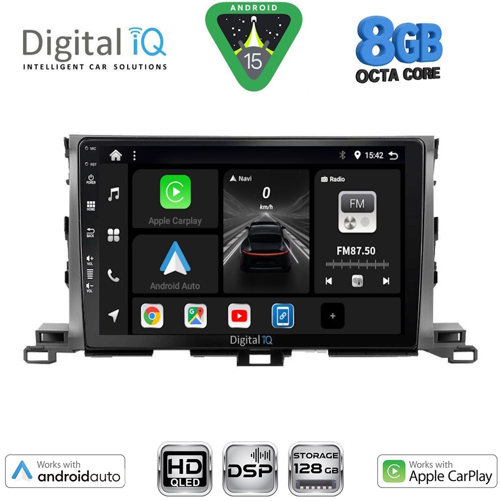 DIGITAL IQ BXF 18700_CPAA (10inc) MULTIMEDIA TABLET for TOYOTA HIGHLANDER mod. 2014-2019 DIGITAL IQ BXF 18700_CPAA (10inc) MULTIMEDIA TABLET for TOYOTA HIGHLANDER mod. 2014-2019