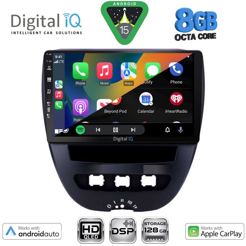 DIGITAL IQ BXF 18707_CPAA (10inc) MULTIMEDIA TABLET for CITROEN C1-PEUGEOT 107-TOYOTA AYGO mod. 2005-2014 DIGITAL IQ BXF 18707_CPAA (10inc) MULTIMEDIA TABLET for CITROEN C1-PEUGEOT 107-TOYOTA AYGO mod. 2005-2014