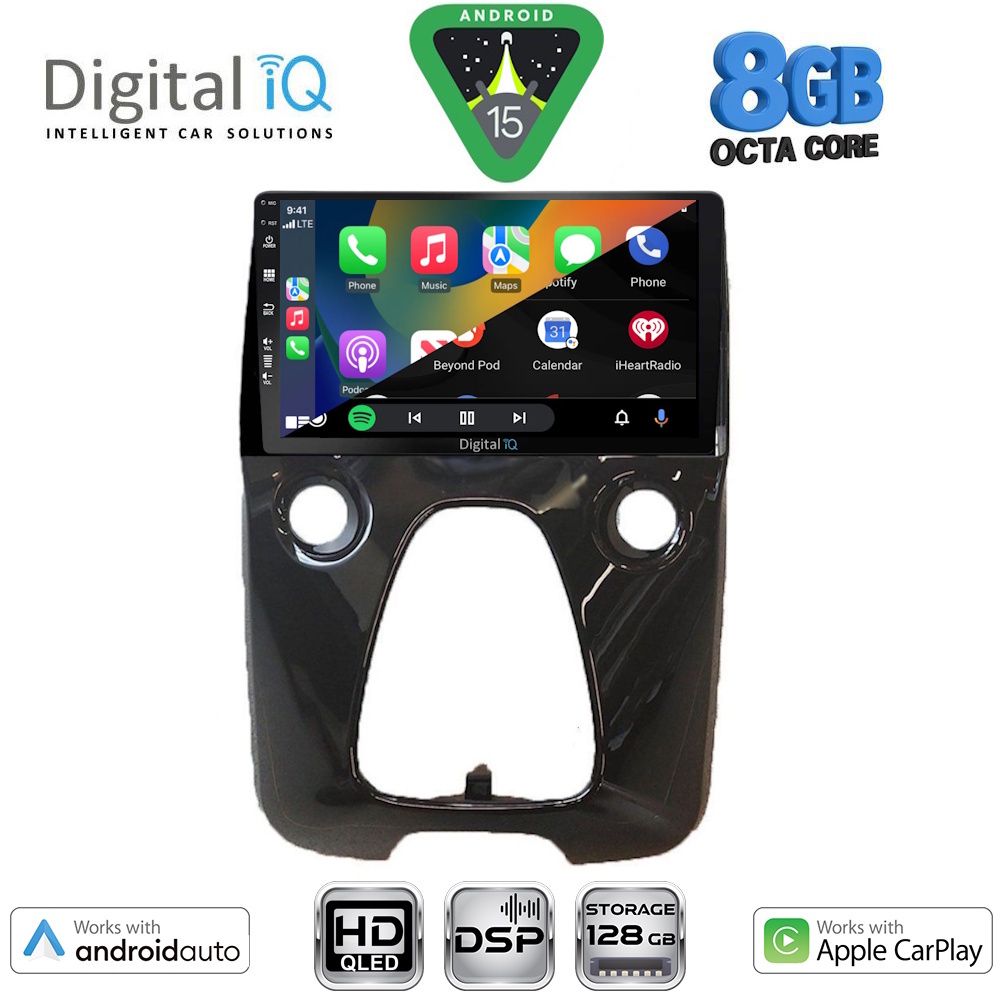 DIGITAL IQ BXF 18708_CPAA A/C (10inc) MULTIMEDIA TABLET for CITROEN C1-PEUGEOT 108-TOYOTA AYGO mod. 2014-2022 DIGITAL IQ BXF 18708_CPAA A/C (10inc) MULTIMEDIA TABLET for CITROEN C1-PEUGEOT 108-TOYOTA AYGO mod. 2014-2022