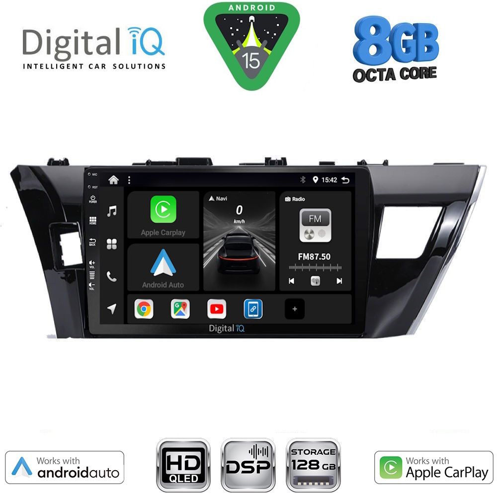 DIGITAL IQ BXF 18714SM_CPAA (10inc) MULTIMEDIA TABLET for TOYOTA COROLLA mod. 2013-2016 DIGITAL IQ BXF 18714SM_CPAA (10inc) MULTIMEDIA TABLET for TOYOTA COROLLA mod. 2013-2016