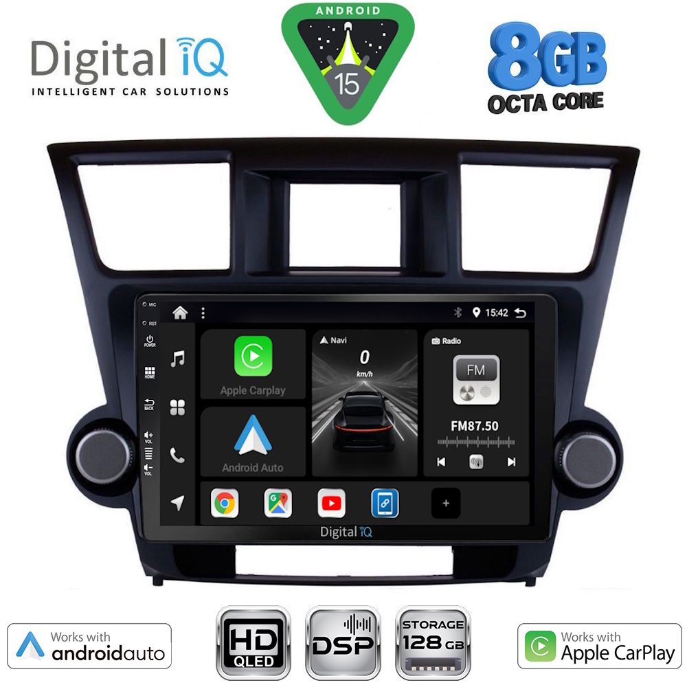 DIGITAL IQ BXF 18719_CPAA (10inc) MULTIMEDIA TABLET for TOYOTA HIGHLANDER mod. 2008-2015 DIGITAL IQ BXF 18719_CPAA (10inc) MULTIMEDIA TABLET for TOYOTA HIGHLANDER mod. 2008-2015