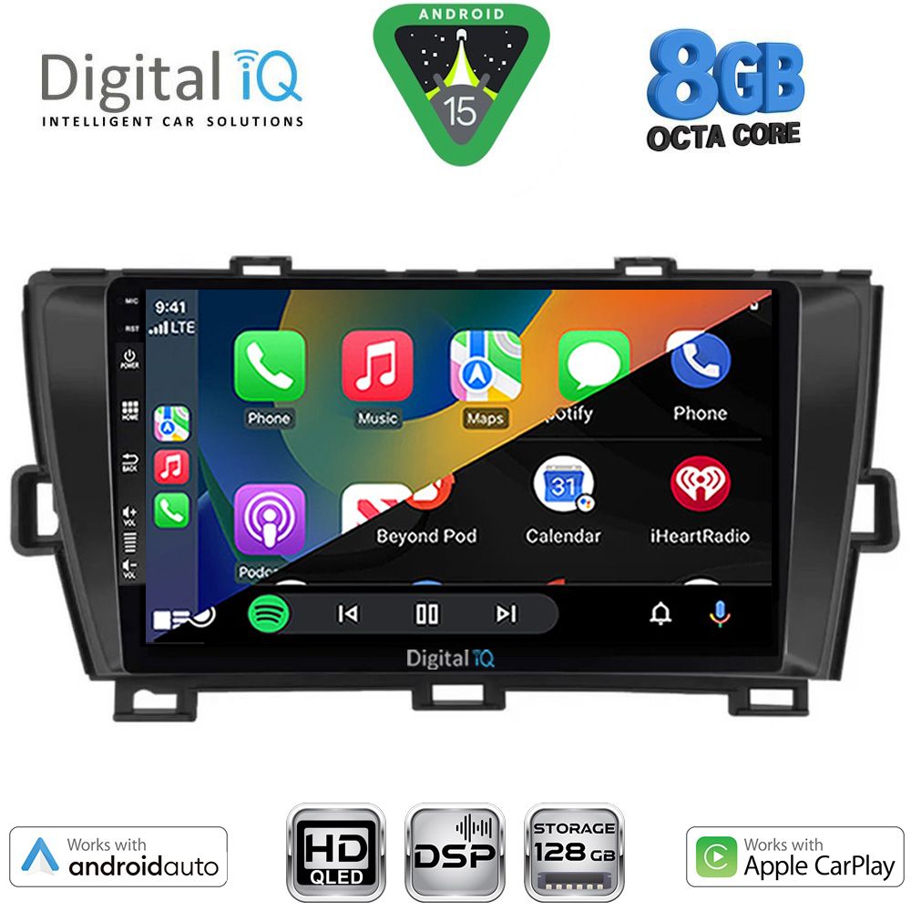 DIGITAL IQ BXF 18726BL_CPAA (9inc) MULTIMEDIA TABLET for TOYOTA PRIUS mod. 2009-2015 (BLACK) DIGITAL IQ BXF 18726BL_CPAA (9inc) MULTIMEDIA TABLET for TOYOTA PRIUS mod. 2009-2015 (BLACK)