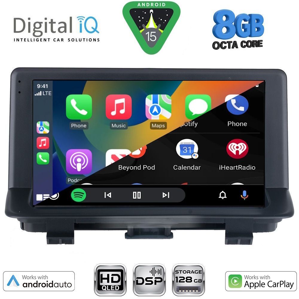 DIGITAL IQ BXF 18012_CPAA (9inc) MULTIMEDIA TABLET for AUDI Q3 mod. 2012-2018 (High Version) DIGITAL IQ BXF 18012_CPAA (9inc) MULTIMEDIA TABLET for AUDI Q3 mod. 2012-2018 (High Version)