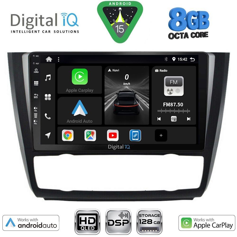 DIGITAL IQ BXF 18040_CPAA CLIMA (9inc) MULTIMEDIA TABLET for BMW S.1 (E81-82-87-88) mod. 2004-2013 DIGITAL IQ BXF 18040_CPAA CLIMA (9inc) MULTIMEDIA TABLET for BMW S.1 (E81-82-87-88) mod. 2004-2013