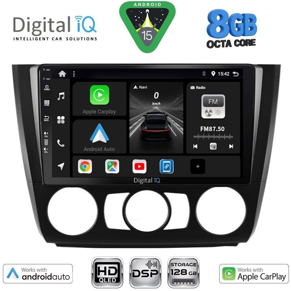 DIGITAL IQ BXF 18040_CPAA A/C (9inc) MULTIMEDIA TABLET for BMW S.1 (E81-82-87-88) mod. 2004-2013 DIGITAL IQ BXF 18040_CPAA A/C (9inc) MULTIMEDIA TABLET for BMW S.1 (E81-82-87-88) mod. 2004-2013