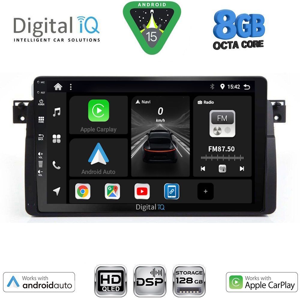 DIGITAL IQ BXF 18042_CPAA (9inc) MULTIMEDIA TABLET for BMW E46 mod. 1998-2005 DIGITAL IQ BXF 18042_CPAA (9inc) MULTIMEDIA TABLET for BMW E46 mod. 1998-2005