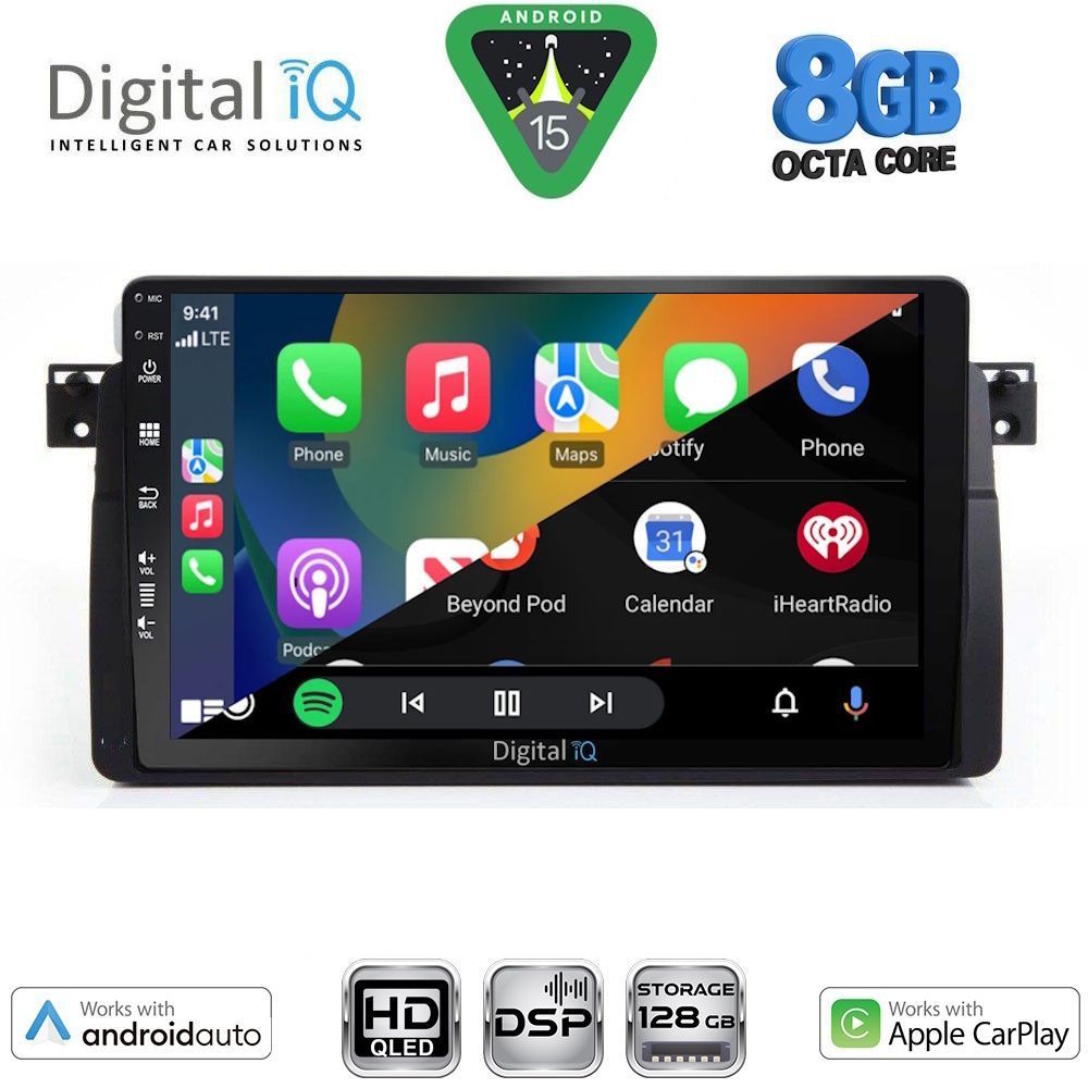 DIGITAL IQ BXF 18042_CPAA (9inc) MULTIMEDIA TABLET for BMW E46 mod. 1998-2005 DIGITAL IQ BXF 18042_CPAA (9inc) MULTIMEDIA TABLET for BMW E46 mod. 1998-2005