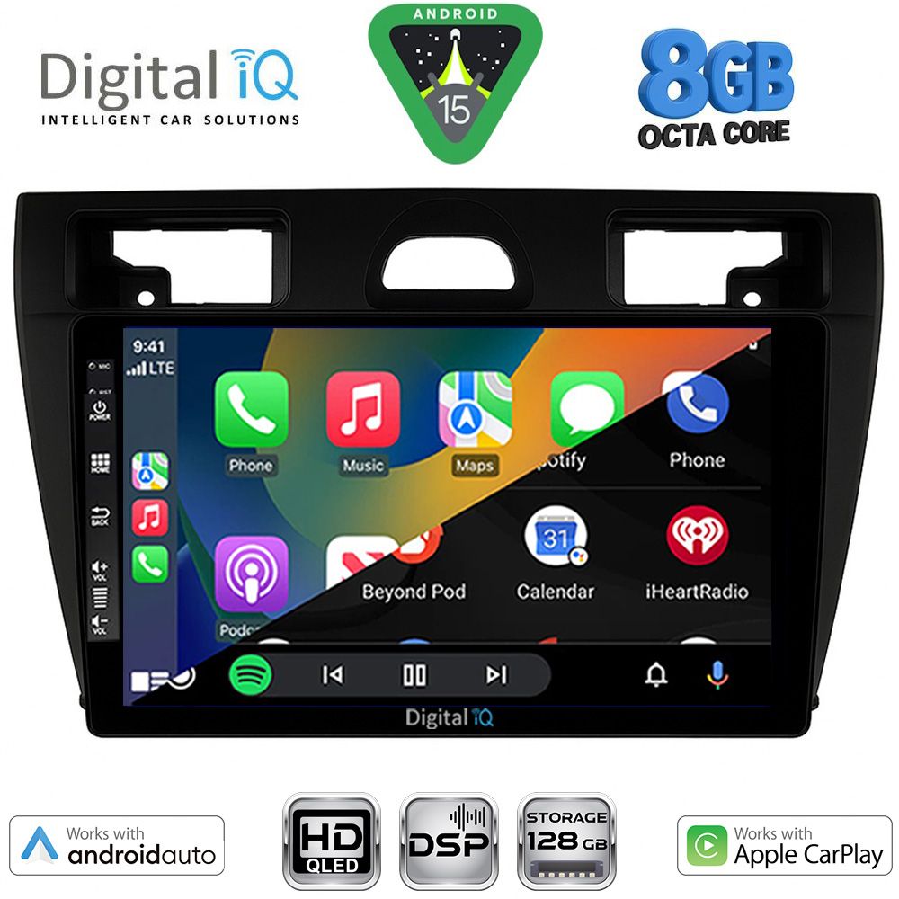DIGITAL IQ BXF 18153BL_CPAA (9inc) MULTIMEDIA TABLET for FORD FIESTA mod. 2005-2008 (BLACK) DIGITAL IQ BXF 18153BL_CPAA (9inc) MULTIMEDIA TABLET for FORD FIESTA mod. 2005-2008 (BLACK)