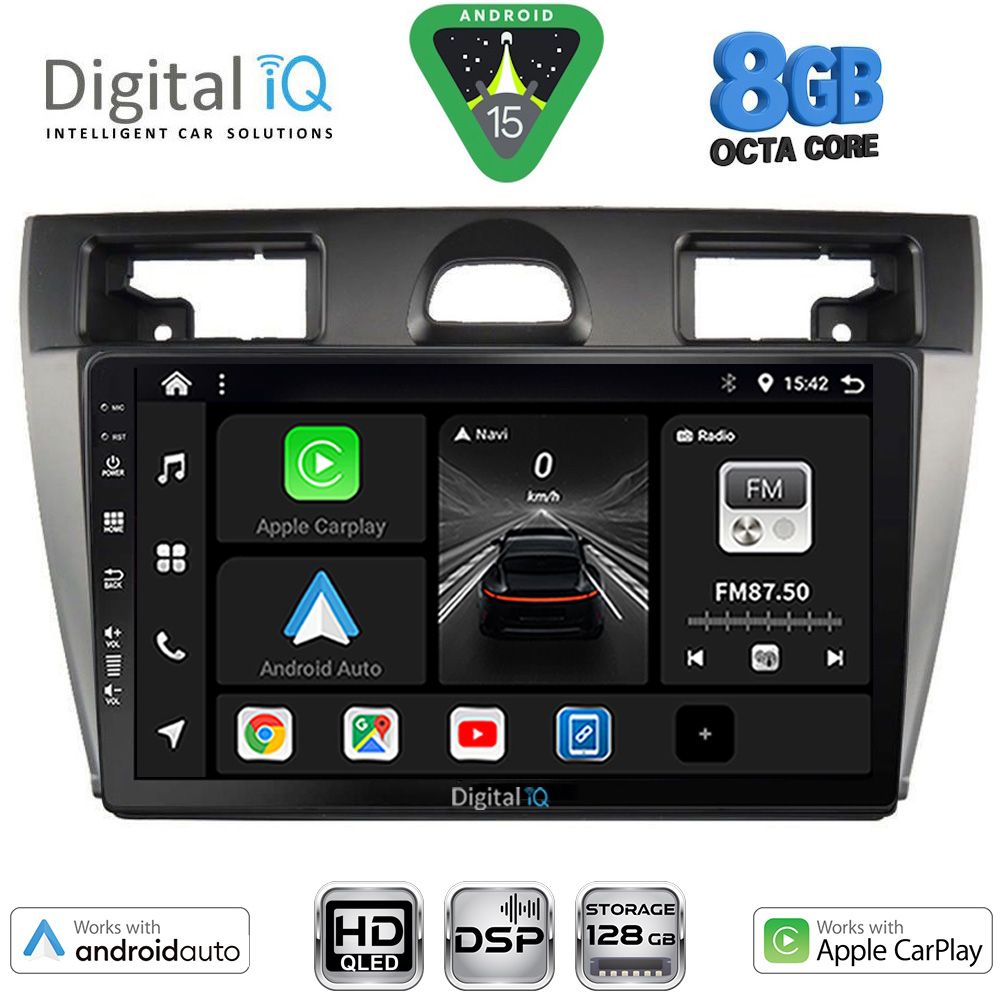 DIGITAL IQ BXF 18153SL_CPAA (9inc) MULTIMEDIA TABLET for FORD FIESTA mod. 2005-2008 (SILVER) DIGITAL IQ BXF 18153SL_CPAA (9inc) MULTIMEDIA TABLET for FORD FIESTA mod. 2005-2008 (SILVER)