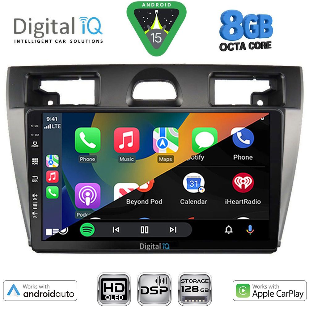 DIGITAL IQ BXF 18153SL_CPAA (9inc) MULTIMEDIA TABLET for FORD FIESTA mod. 2005-2008 (SILVER) DIGITAL IQ BXF 18153SL_CPAA (9inc) MULTIMEDIA TABLET for FORD FIESTA mod. 2005-2008 (SILVER)