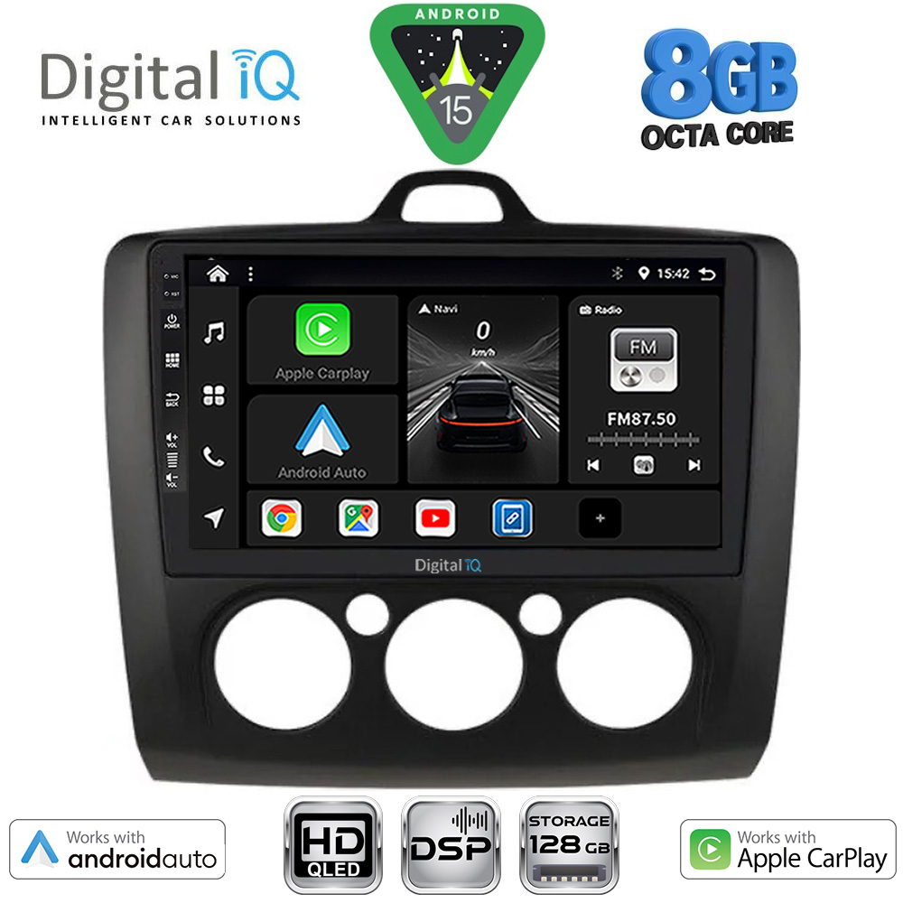 DIGITAL IQ BXF 18156BL_CPAA A/C (9inc) MULTIMEDIA TABLET for FORD FOCUS mod. 2005-2012 (BLACK) DIGITAL IQ BXF 18156BL_CPAA A/C (9inc) MULTIMEDIA TABLET for FORD FOCUS mod. 2005-2012 (BLACK)
