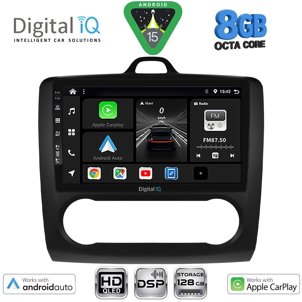 DIGITAL IQ BXF 18156BL_CPAA CLIMA (9inc) MULTIMEDIA TABLET for FORD FOCUS mod. 2005-2012 (BLACK) DIGITAL IQ BXF 18156BL_CPAA CLIMA (9inc) MULTIMEDIA TABLET for FORD FOCUS mod. 2005-2012 (BLACK)
