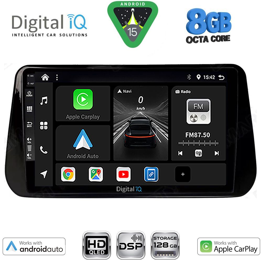 DIGITAL IQ BXF 18238B_CPAA (10inc) MULTIMEDIA TABLET for HYUNDAI IX45 - SANTA FE mod. 2021-2023 DIGITAL IQ BXF 18238B_CPAA (10inc) MULTIMEDIA TABLET for HYUNDAI IX45 - SANTA FE mod. 2021-2023
