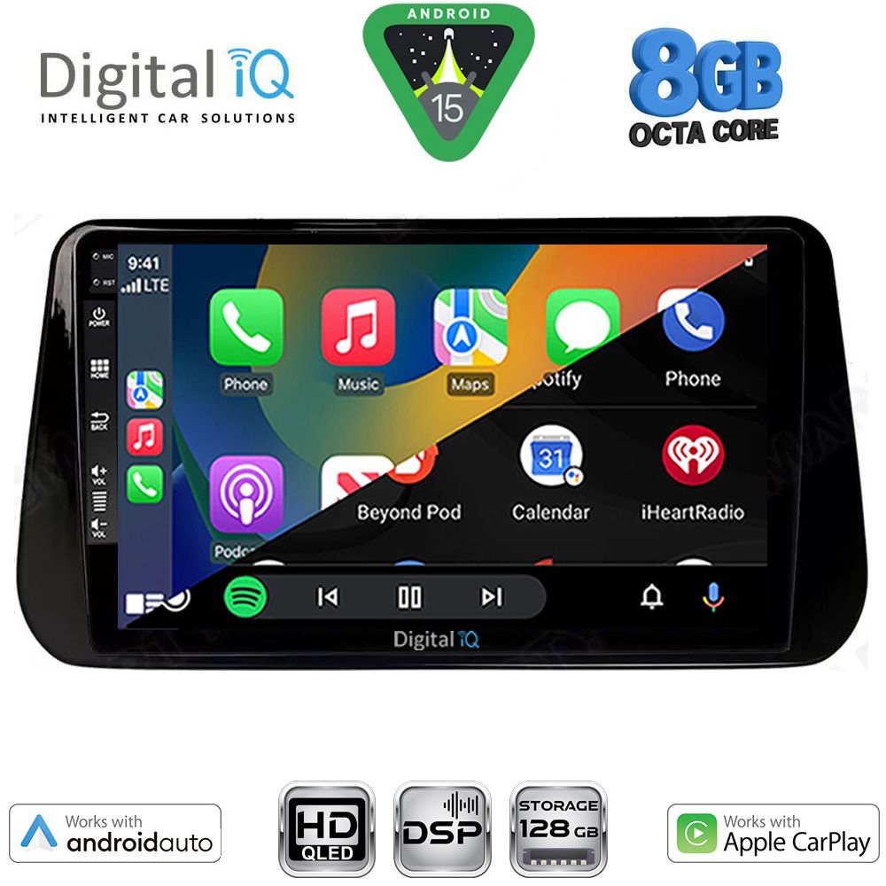 DIGITAL IQ BXF 18238B_CPAA (10inc) MULTIMEDIA TABLET for HYUNDAI IX45 - SANTA FE mod. 2021-2023 DIGITAL IQ BXF 18238B_CPAA (10inc) MULTIMEDIA TABLET for HYUNDAI IX45 - SANTA FE mod. 2021-2023