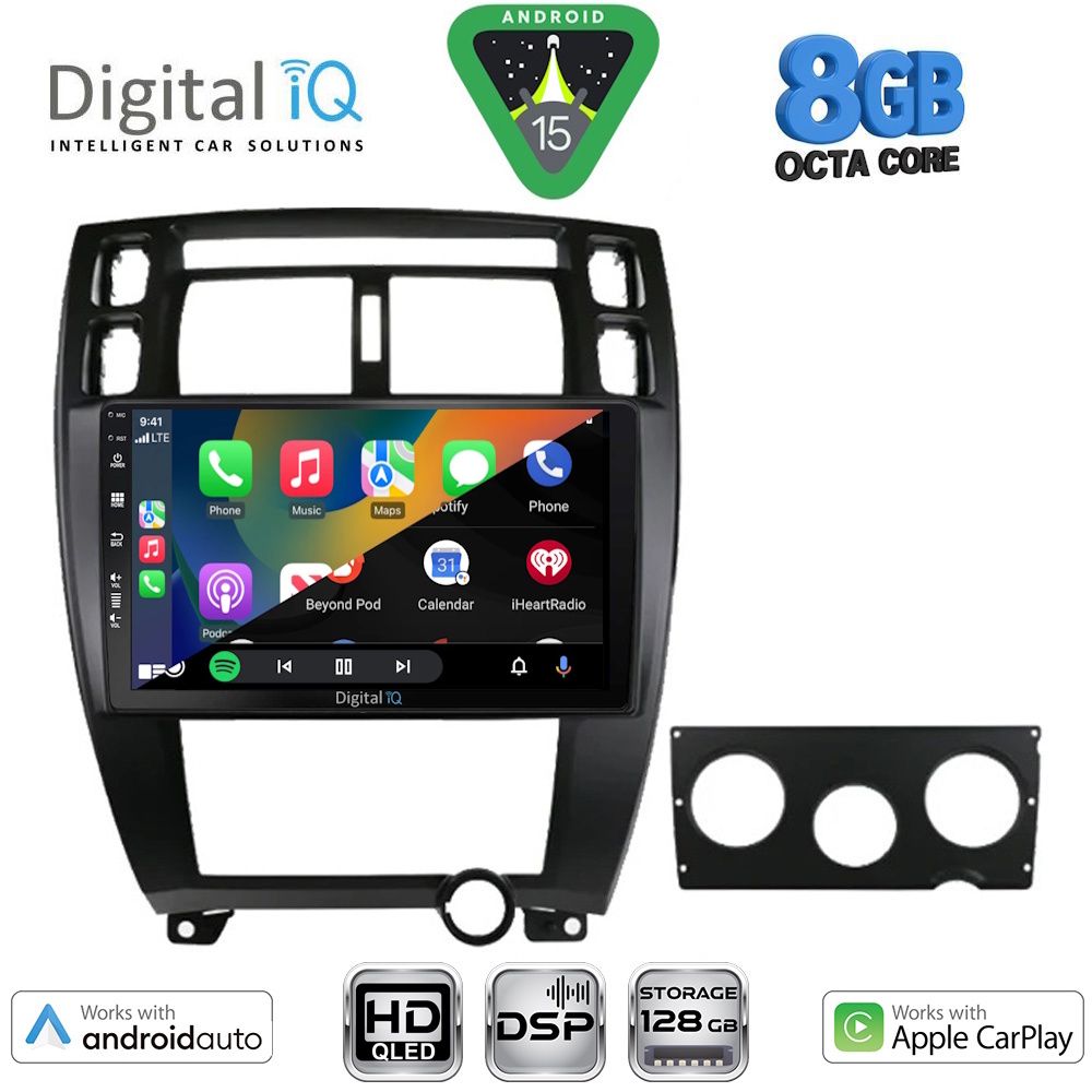 DIGITAL IQ BXF 18241BL_CPAA (10inc) MULTIMEDIA TABLET for HYUNDAI TUCSON mod. 2004-2010 (BLACK) DIGITAL IQ BXF 18241BL_CPAA (10inc) MULTIMEDIA TABLET for HYUNDAI TUCSON mod. 2004-2010 (BLACK)