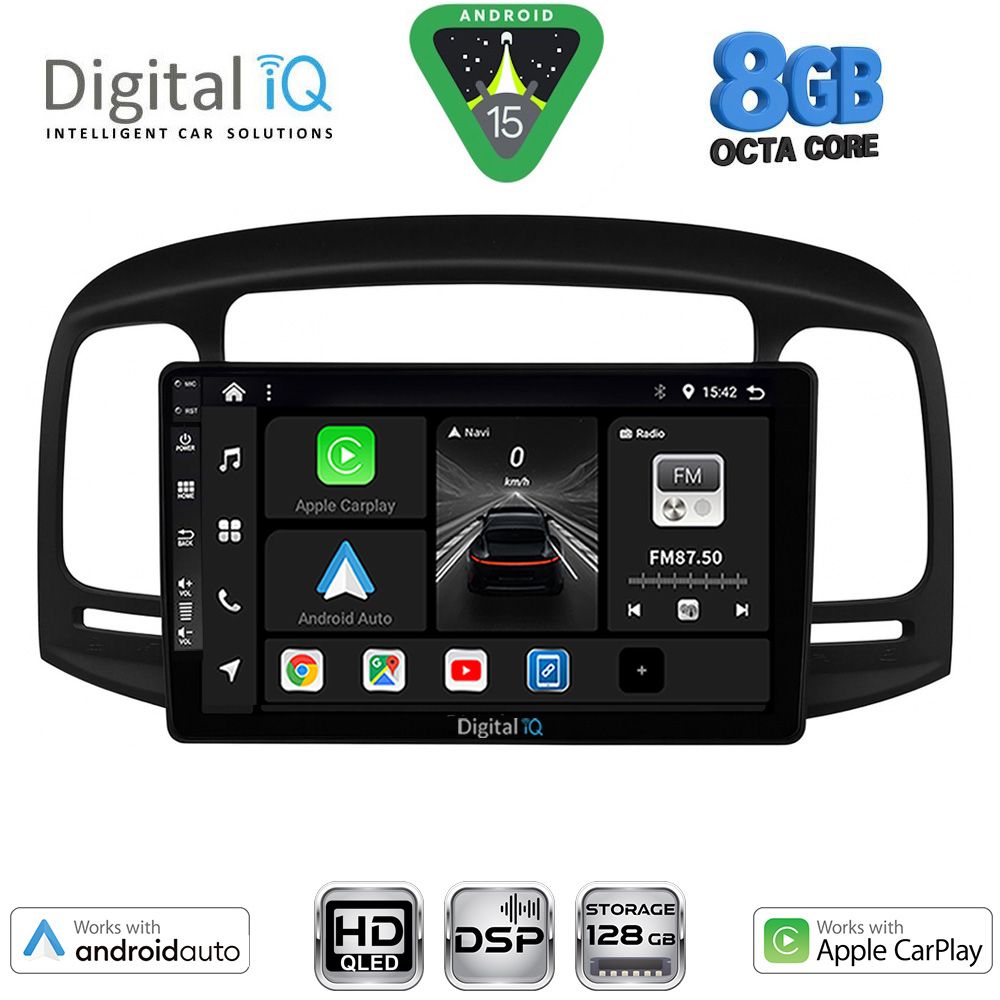 DIGITAL IQ BXF 18249BL_CPAA (9inc) MULTIMEDIA TABLET for HYUNDAI ACCENT mod. 2005-2012 (BLACK) DIGITAL IQ BXF 18249BL_CPAA (9inc) MULTIMEDIA TABLET for HYUNDAI ACCENT mod. 2005-2012 (BLACK)