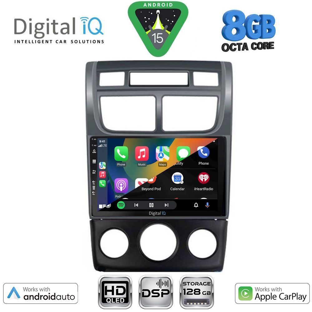 DIGITAL IQ BXF 18324BL_CPAA (A/C) (9inc) MULTIMEDIA TABLET for KIA SPORTAGE mod. 2004-2010 DIGITAL IQ BXF 18324BL_CPAA (A/C) (9inc) MULTIMEDIA TABLET for KIA SPORTAGE mod. 2004-2010