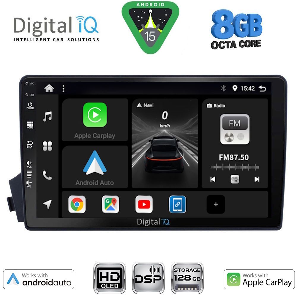 DIGITAL IQ BXF 18650_CPAA (9inc) MULTIMEDIA TABLET for SSANGYONG ACTYON - KYRON mod. 2006-2015 DIGITAL IQ BXF 18650_CPAA (9inc) MULTIMEDIA TABLET for SSANGYONG ACTYON - KYRON mod. 2006-2015