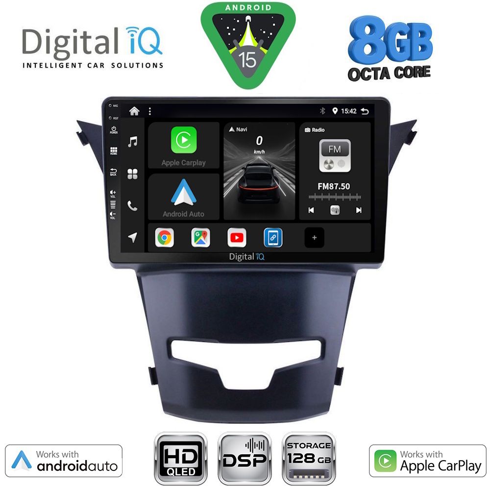 DIGITAL IQ BXF 18653_CPAA (9inc) MULTIMEDIA TABLET for SSANGYONG KORANDO mod. 2014-2019 DIGITAL IQ BXF 18653_CPAA (9inc) MULTIMEDIA TABLET for SSANGYONG KORANDO mod. 2014-2019