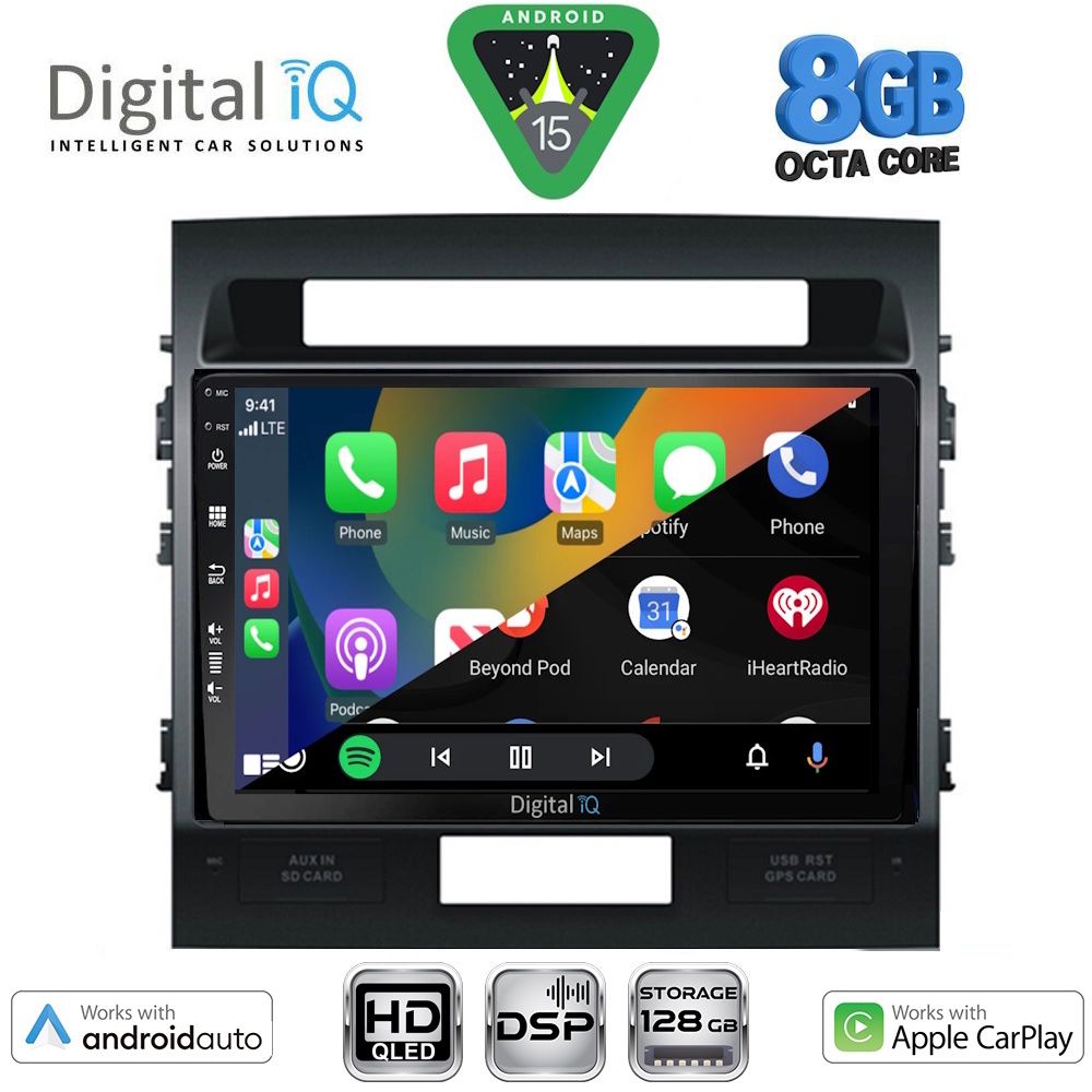 DIGITAL IQ BXF 18724_CPAA (10inc) MULTIMEDIA TABLET for TOYOTA LANDCRUISER mod. 2008-2015 DIGITAL IQ BXF 18724_CPAA (10inc) MULTIMEDIA TABLET for TOYOTA LANDCRUISER mod. 2008-2015