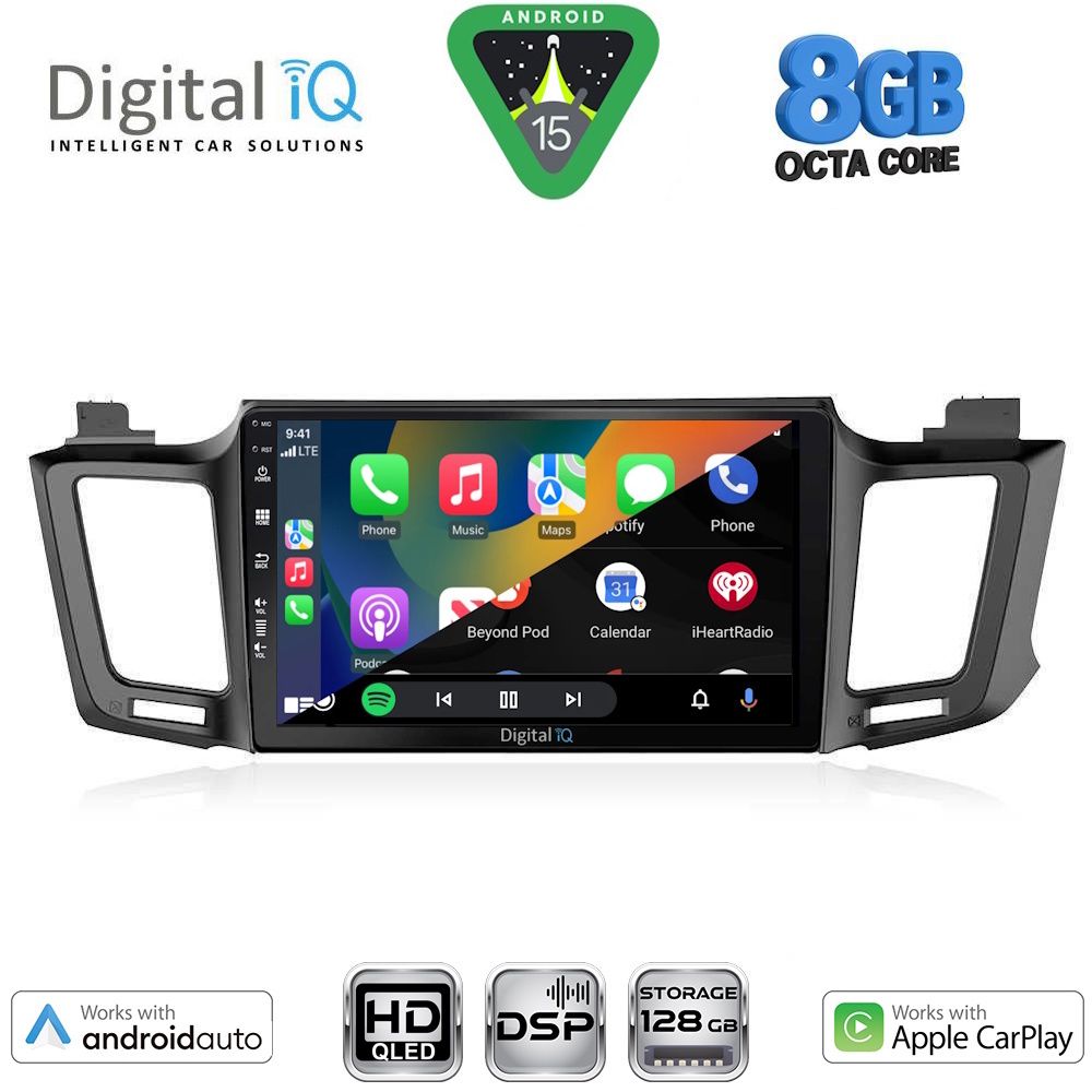 DIGITAL IQ BXF 18733_CPAA (10inc) MULTIMEDIA TABLET for TOYOTA RAV 4 mod. 2013-2019 DIGITAL IQ BXF 18733_CPAA (10inc) MULTIMEDIA TABLET for TOYOTA RAV 4 mod. 2013-2019