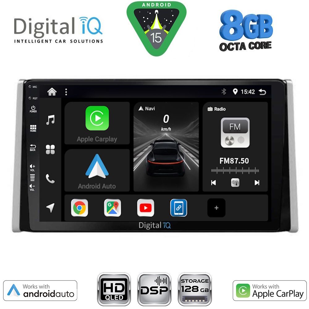 DIGITAL IQ BXF 18734_CPAA (10inc) MULTIMEDIA TABLET for TOYOTA RAV 4 mod. 2019-2025 DIGITAL IQ BXF 18734_CPAA (10inc) MULTIMEDIA TABLET for TOYOTA RAV 4 mod. 2019-2025