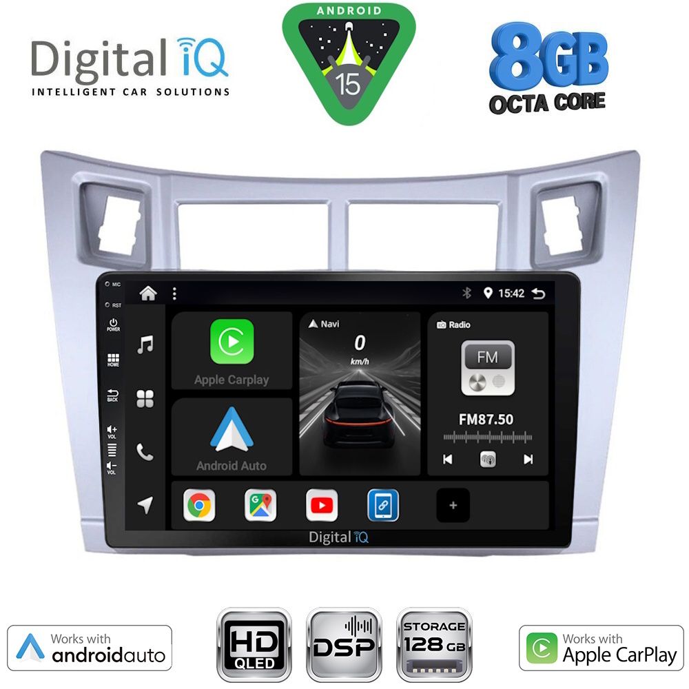 DIGITAL IQ BXF 18736SL_CPAA (9inc) MULTIMEDIA TABLET for TOYOTA YARIS mod. 2006-2011 (SILVER) DIGITAL IQ BXF 18736SL_CPAA (9inc) MULTIMEDIA TABLET for TOYOTA YARIS mod. 2006-2011 (SILVER)
