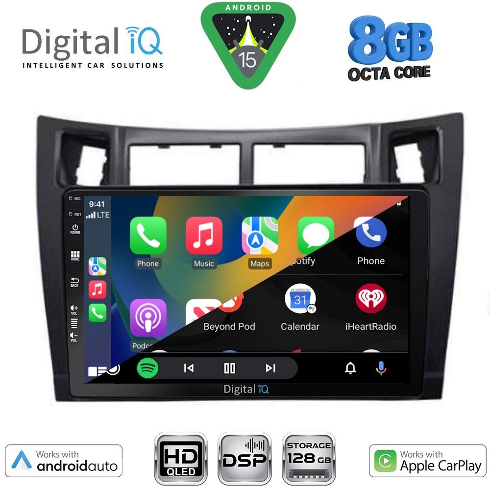 DIGITAL IQ BXF 18736BL_CPAA (9inc) MULTIMEDIA TABLET for TOYOTA YARIS mod. 2006-2011 (BLACK) DIGITAL IQ BXF 18736BL_CPAA (9inc) MULTIMEDIA TABLET for TOYOTA YARIS mod. 2006-2011 (BLACK)